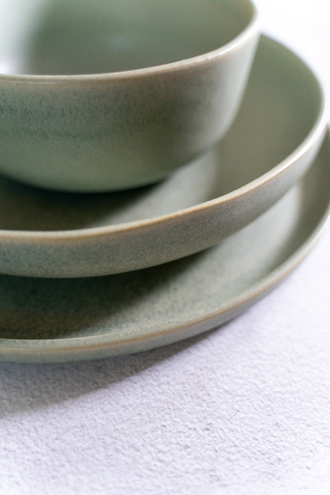 Mimo Made in Portugal klein keramiek groen servies bord Amsterdam