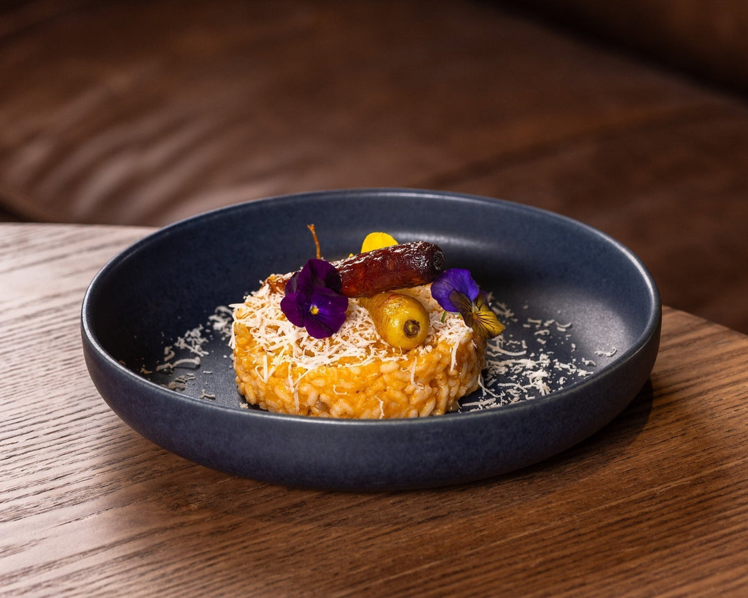 Mimo's Receptenboek - Kimchi-risotto met eetbare bloemen