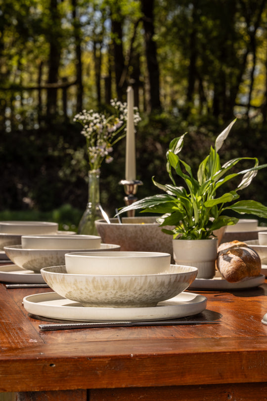 Serviesset | Dreamy Ivory &amp; Limestone Valley | 5-delig