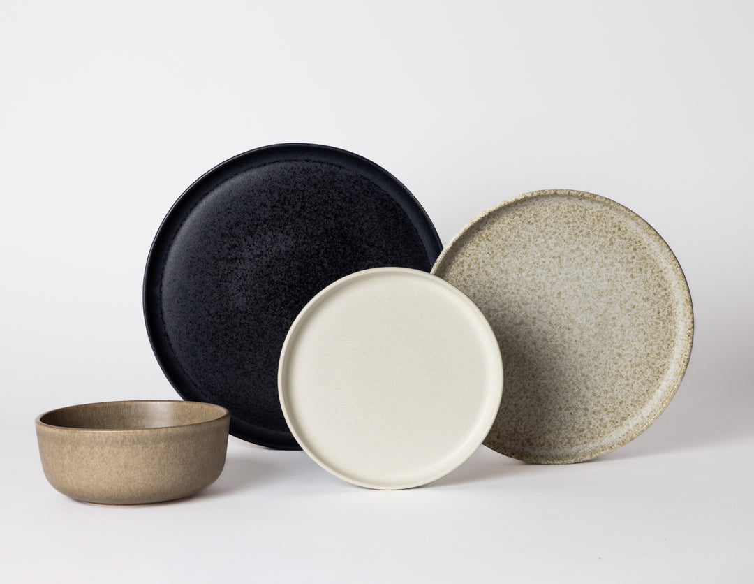 Dinnerware set | Midnight Blue & Broken Shells