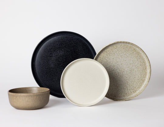 Dinnerware set | Midnight Blue & Broken Shells